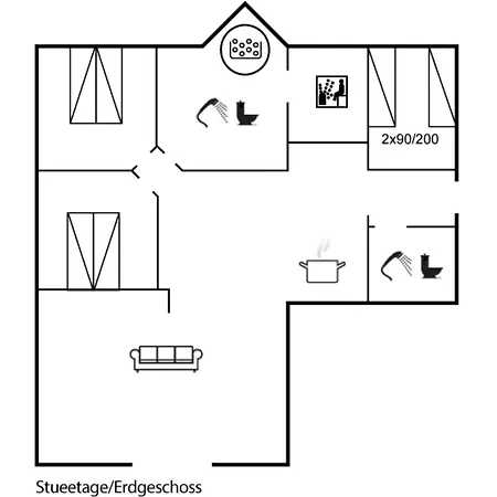 Hunno - 3km From The Sea By Interhome Casa vacanze Nørre Nebel